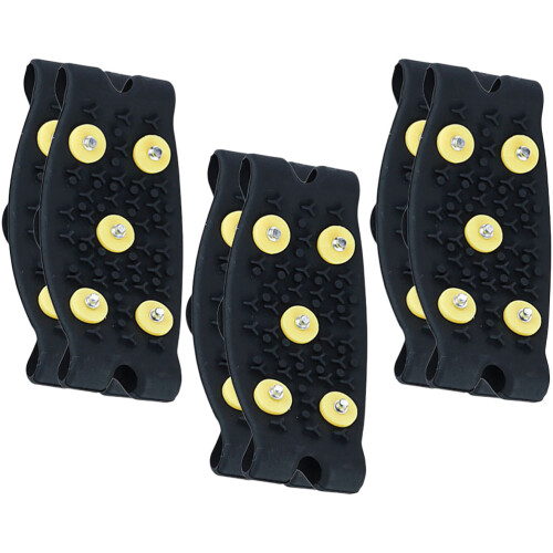 Gripper Spikes Shoes Tpe 3 Pairs Black