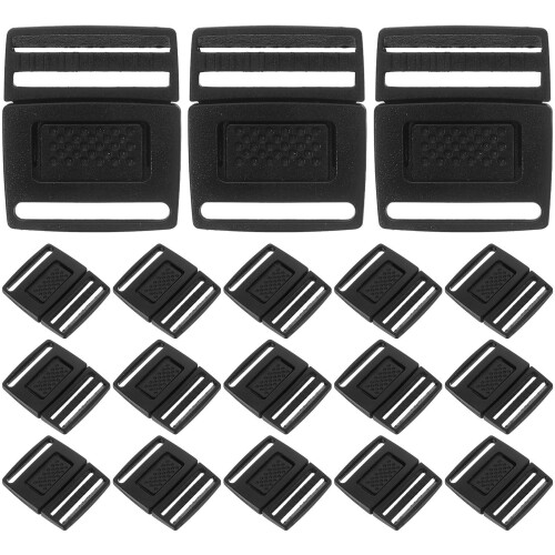 100Pièces Boucles Clips Plastique Pour Ceintures Sangles