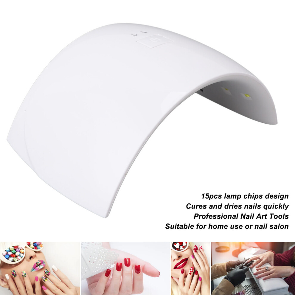 UV LED Nail Lamp Fast Curing 2 Timer