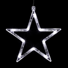 Christmas Lights 10 Led Hanging Window Decor With Suction Cup