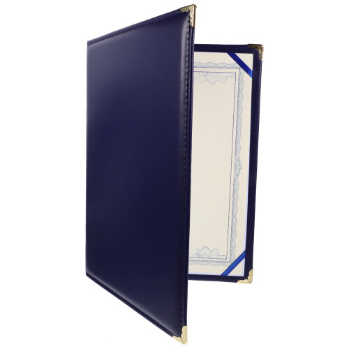 Certificate Protective Cover Dark Blue 1pcs
