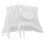 white ring pillow square wedding ring holder 1