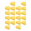 50Pcs Fake Cheese Cakes Plastic Simulation Cake Models Yellow Decor 1