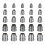 4pcs reusable erhu mutes for beginner practice, hqin silencers 1