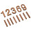 1 set wall clock diy numerals kit replacement numbers 1