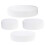 4Pcs White Foam Cake Dummies Reusable DIY Wedding Decor Models 1