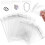 Jewelry Bags Transparent 100pcs 2x2.8in 1