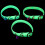 3Pièces Collier Chien Silicone Fluorescent Anti-Perte Coloré 8