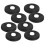 8 pack 50m bamboo charcoal dental floss with spool, mint (black) 1