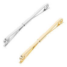 2Pièces Clips Cardigan En Cuivre Argenté Accessoire Mode