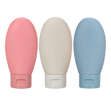 3pcs leak proof refillable cosmetic containers 60ml shampoo bottles