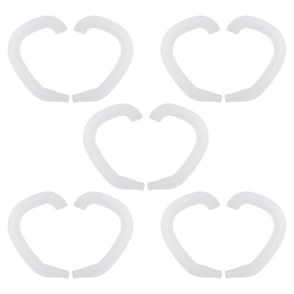 Ohphcall 5Pairs Silicone Baby Ear Corrector White Protruding Auricle Support