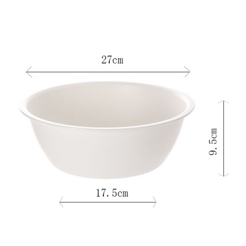 Face Wash Basin S Creamy White Plastic 10.58oz 1