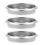3pcs 58mm back flush blind filter for coffee machine cleaning 1