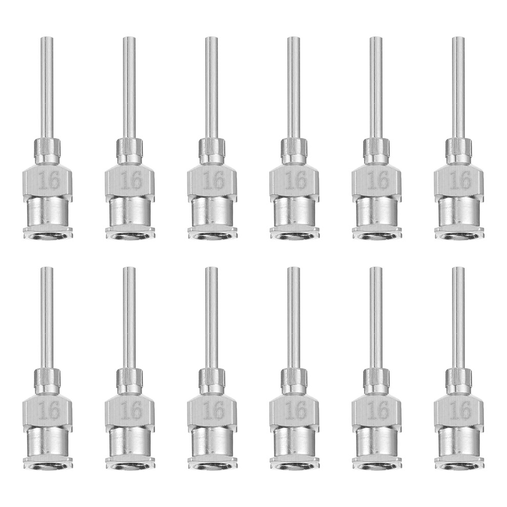 Artibetter Laboratory Use Dispensing Needles 12Pcs 0.98X0.20x0.04in