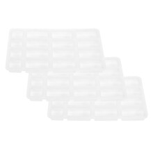 3Pcs DIY Pink Silicone Brick Mold for Miniature Sand Table Building