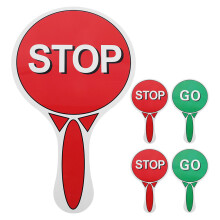 5pcs Traffic Education Signs For Boys And Girls Double-Sided Stop Sign Signal Lights For Kindergarten School Roads Safety For Boys And Girls