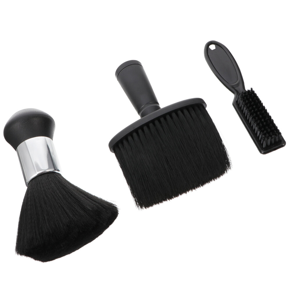 Villcase Unisex 3Pcs Hair Styling Neck Duster Brush For Barber Salon Use