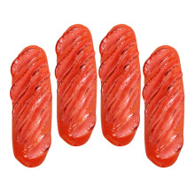 4pcs realistic artificial sausage hot dog models for photography decor