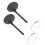 Zcyifa 2pcs Display Stand Holder For Home Store (Black, 35cm) 1