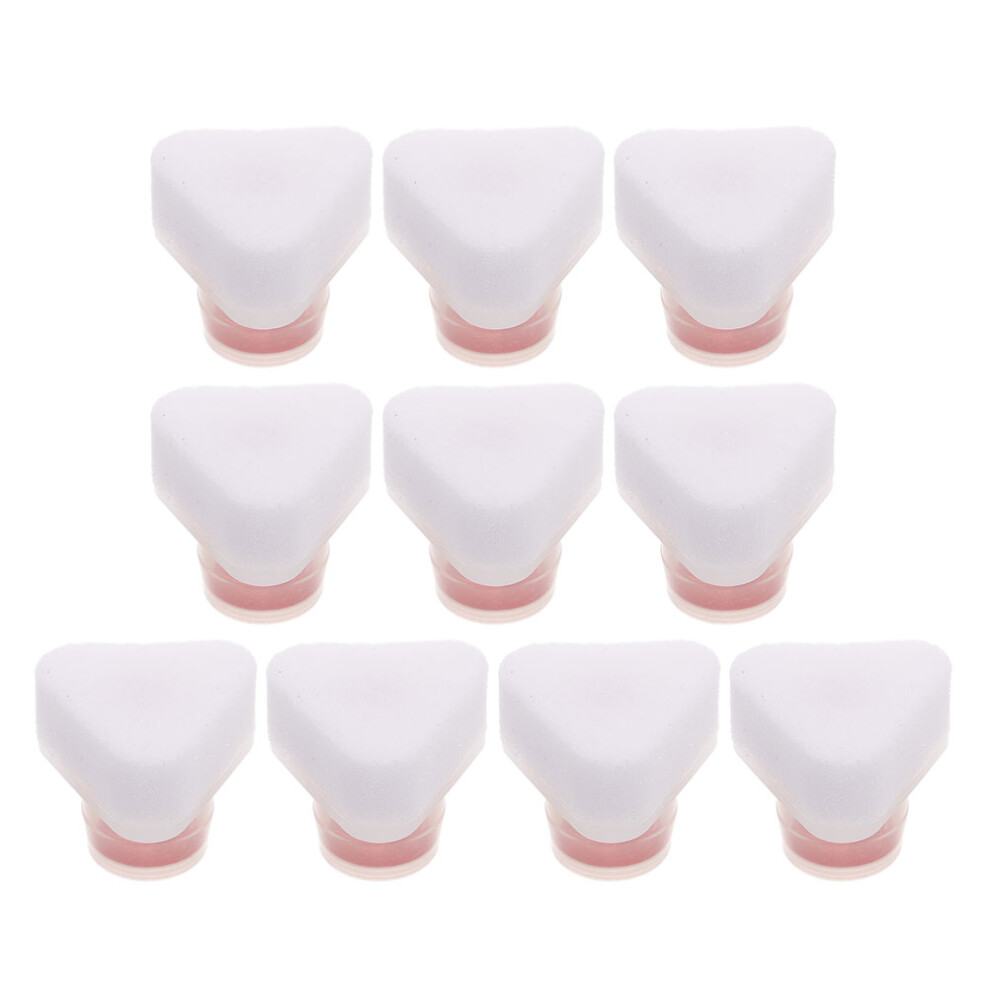 Ohphcall Boot Shine Sponge For Stain Removal Sponge 20Pcs White