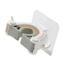 Wall Mounted Mop Broom Organizer 97x60x60mm White