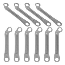 Worgeous Rocker Rods For Electric Fan Components Iron 10pcs Silver