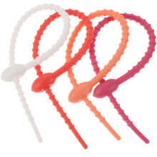 10Pcs Assorted Color Silicone Ties Reusable Bag Clips for Food Storage