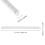 2Pcs Plastic Drawer Slides Smooth Full Extension White Cabinet Rails 2