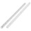 2Pcs Plastic Drawer Slides Smooth Full Extension White Cabinet Rails 3