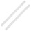 2Pcs Plastic Drawer Slides Smooth Full Extension White Cabinet Rails 9