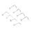 8 Pcs Stainless Steel Nose Stud Rhinestone Piercing 1
