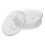 6Pcs Glass Cup Mats Round Tea Coasters High Quality Table Decor 1