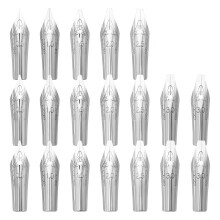 2 Pack Fountain Pen Replacement Nibs Flex Calligraphy Spare Student