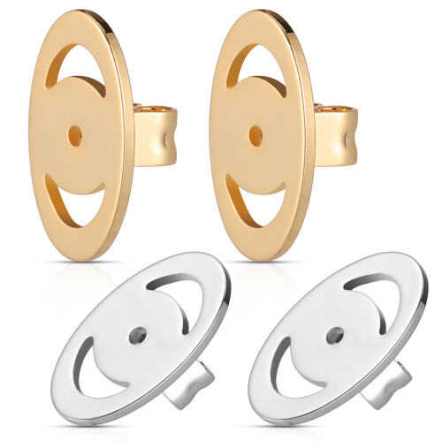 2Pairs Multi-Color Locking Earring Back Supports for Pierced Ear Studs