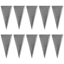 20Pcs Carbon Steel Hammer Wedges Durable Dark Grey Handle Fixing Tool