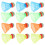 12Pcs Windproof Nylon Badminton Shuttlecocks Portable Outdoor Play Set 1