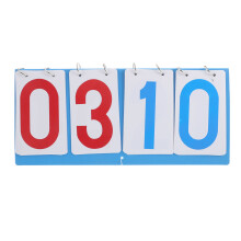 Table Tennis Scoreboard Pvc Blue For Players 1pack