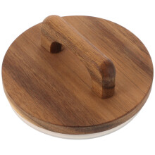 Sealed Jar With Wooden Lid And Sealing Ring Wide Mouth