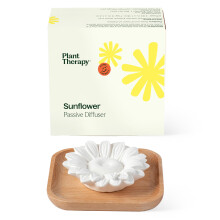 Plant Therapy Passiv Solsikke Aromaterapi Diffuser - Chic og Naturlig til Hjem, Kontor og Rejse