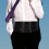 Black Satin Cummerbund Adjustable Self-Tie Formal Belt for Men 4