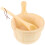 Circulation Improvement Sauna Bucket Beige 1 Set 3