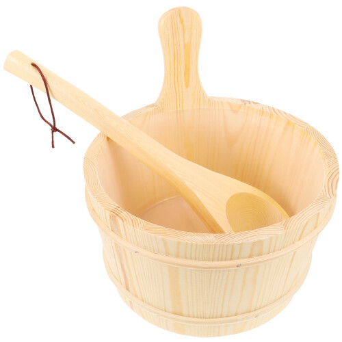 Circulation Improvement Sauna Bucket Beige 1 Set 2