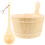 Circulation Improvement Sauna Bucket Beige 1 Set 6