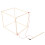 Wooden Lantern Sticks DIY Craft Kit Beige Lightweight Durable 1