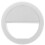 White ABS Round Clip on LED Ring Light for Mobile Phone Selfies 1