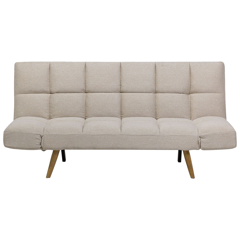 Sofa Bed 2 Seater INGARO Fabric Beige