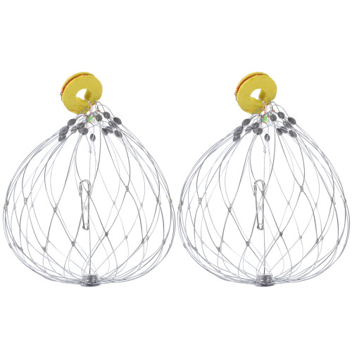 Lobster Net Crab Cage Steel 2pcs