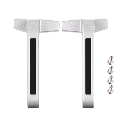 2Pcs Aluminum Window Handle Silver Anti-Slip Inside Grip for House Use