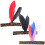 3Pcs Feather Headbands Assorted Colors Lightweight Costume Accessories 5